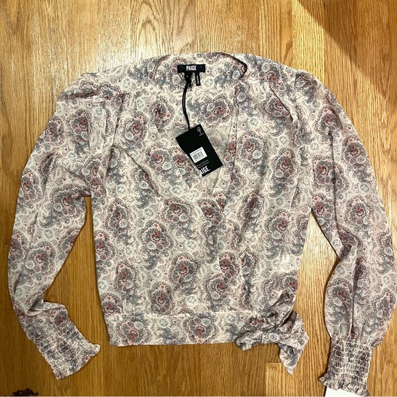 NWT PAIGE Margherita Blouse (Small) - Picture 5 of 7